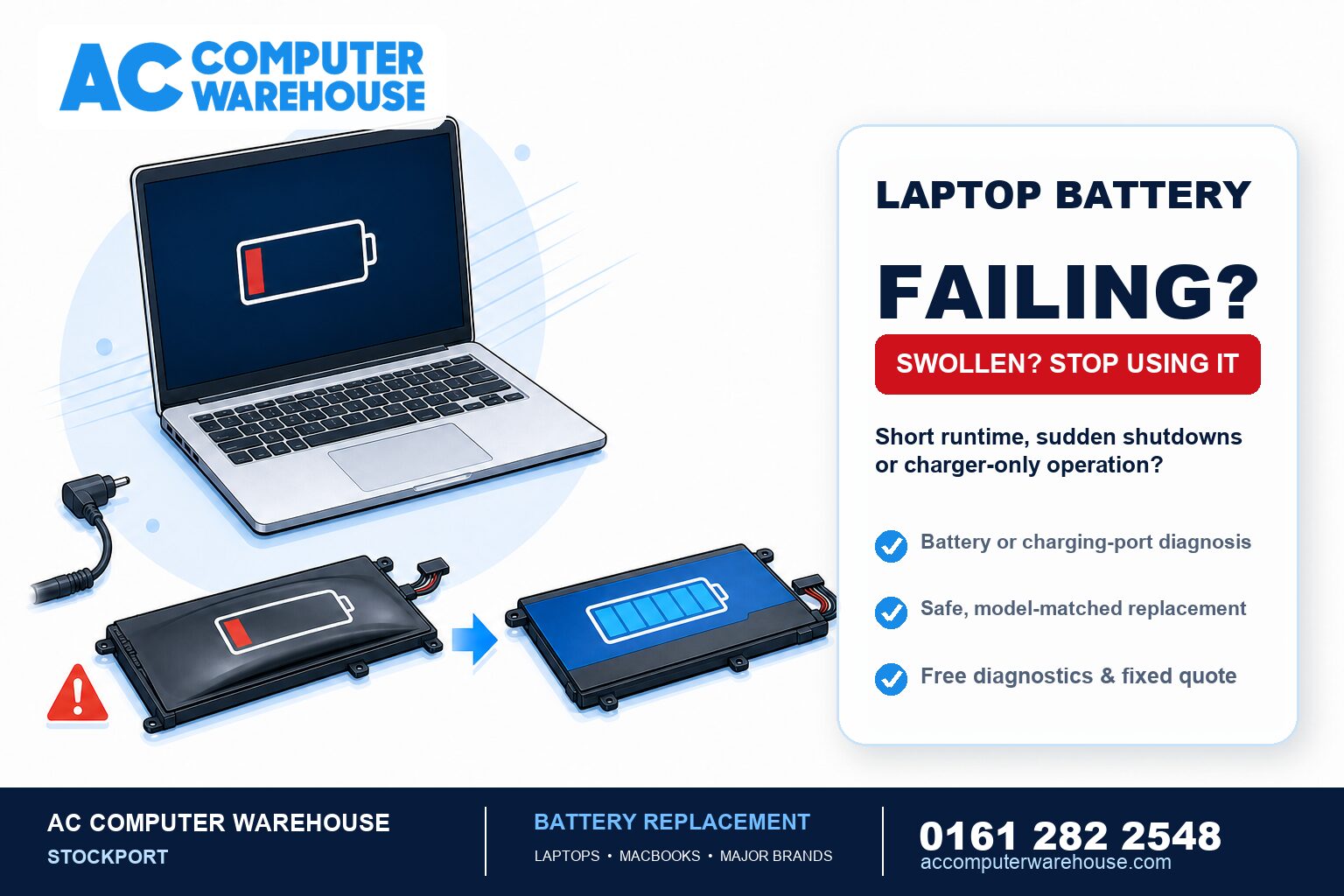 Laptop Battery Not Holding Charge? When to Replace It