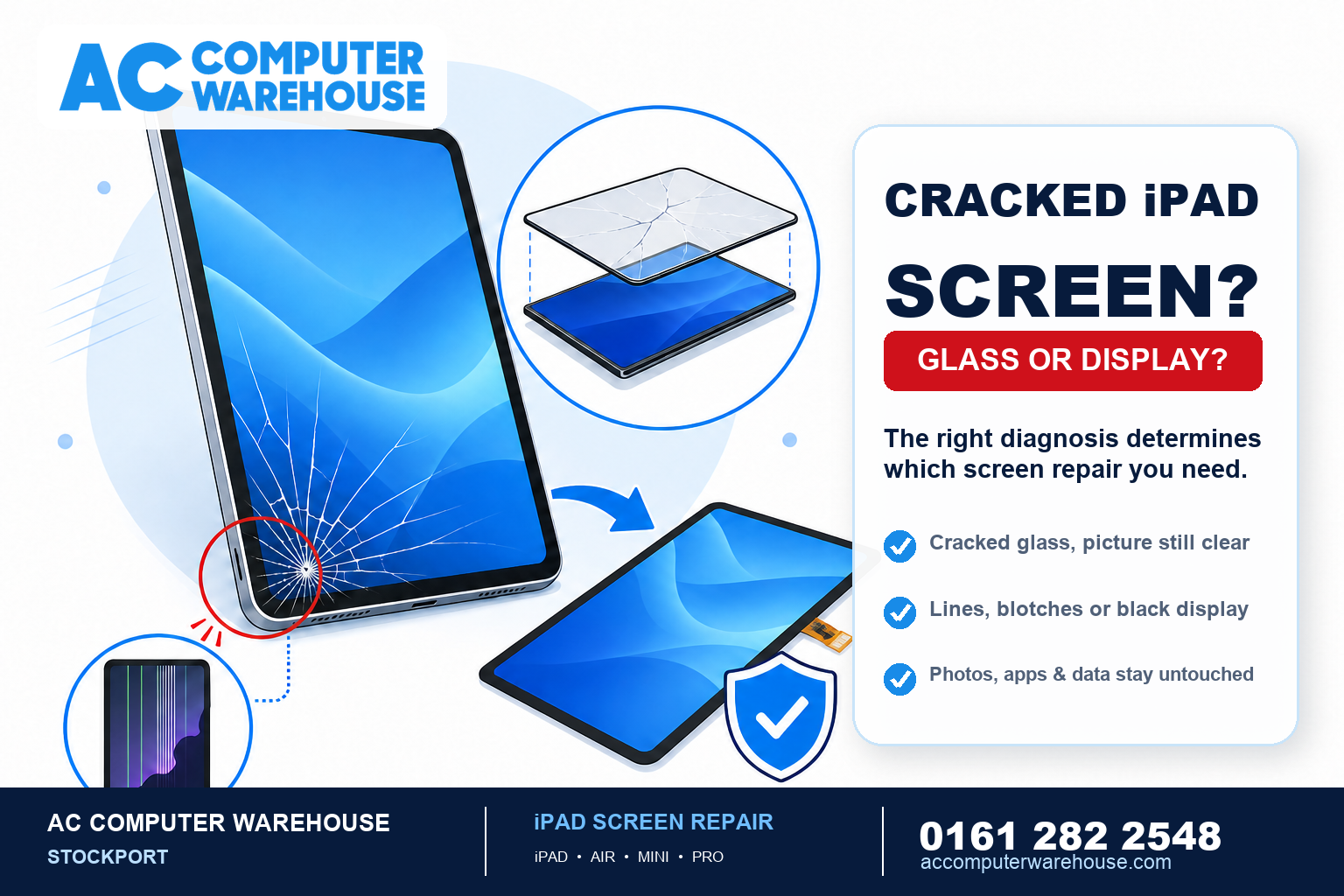 Cracked iPad Screen? iPad Screen Repair Cost & What Affects It