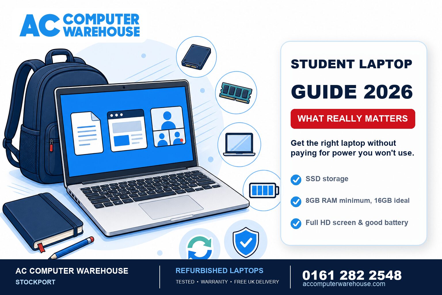 Choosing a Student Laptop in 2026: What Specs Actually Matter