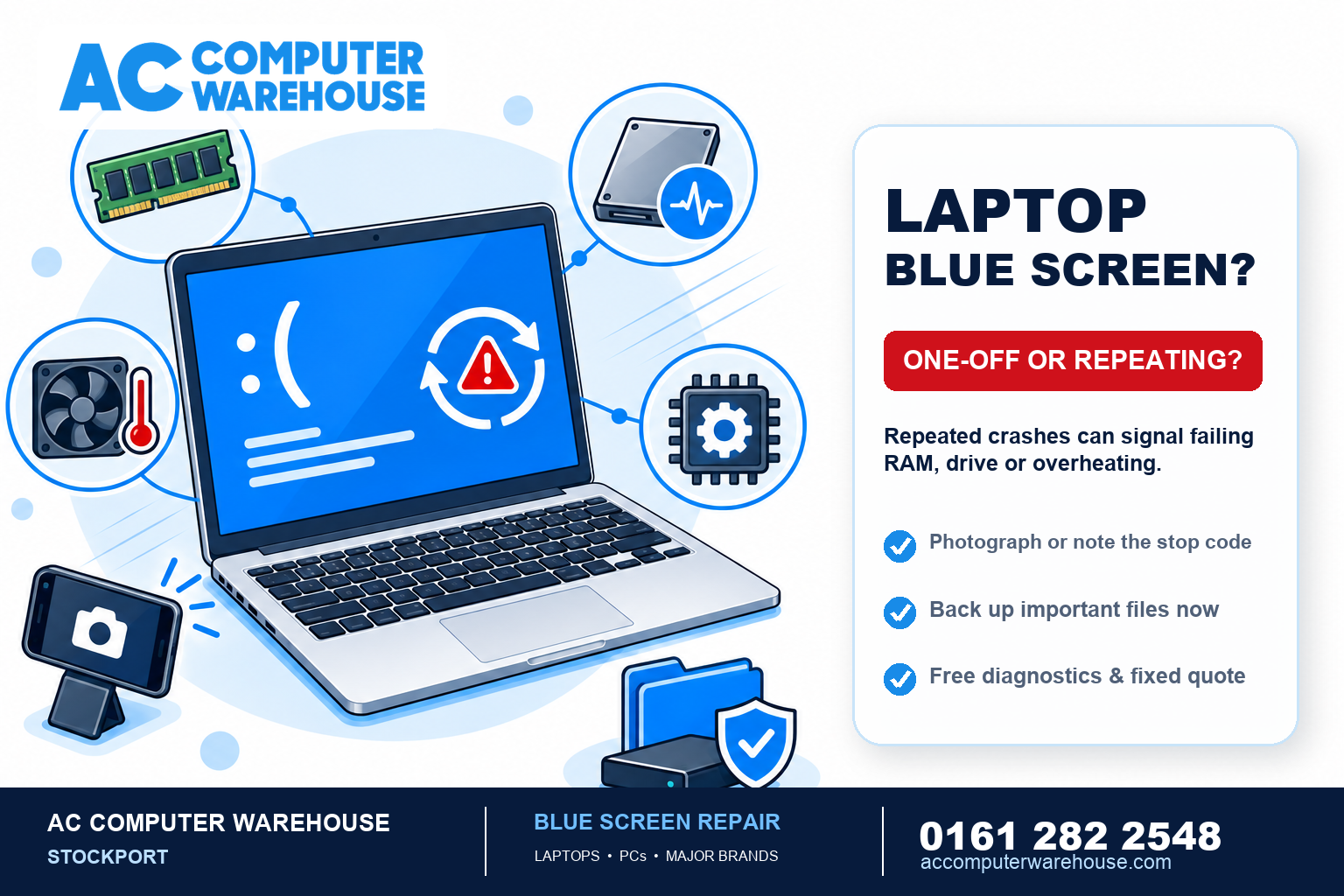 Blue Screen of Death? What It Means and When to Get It Fixed
